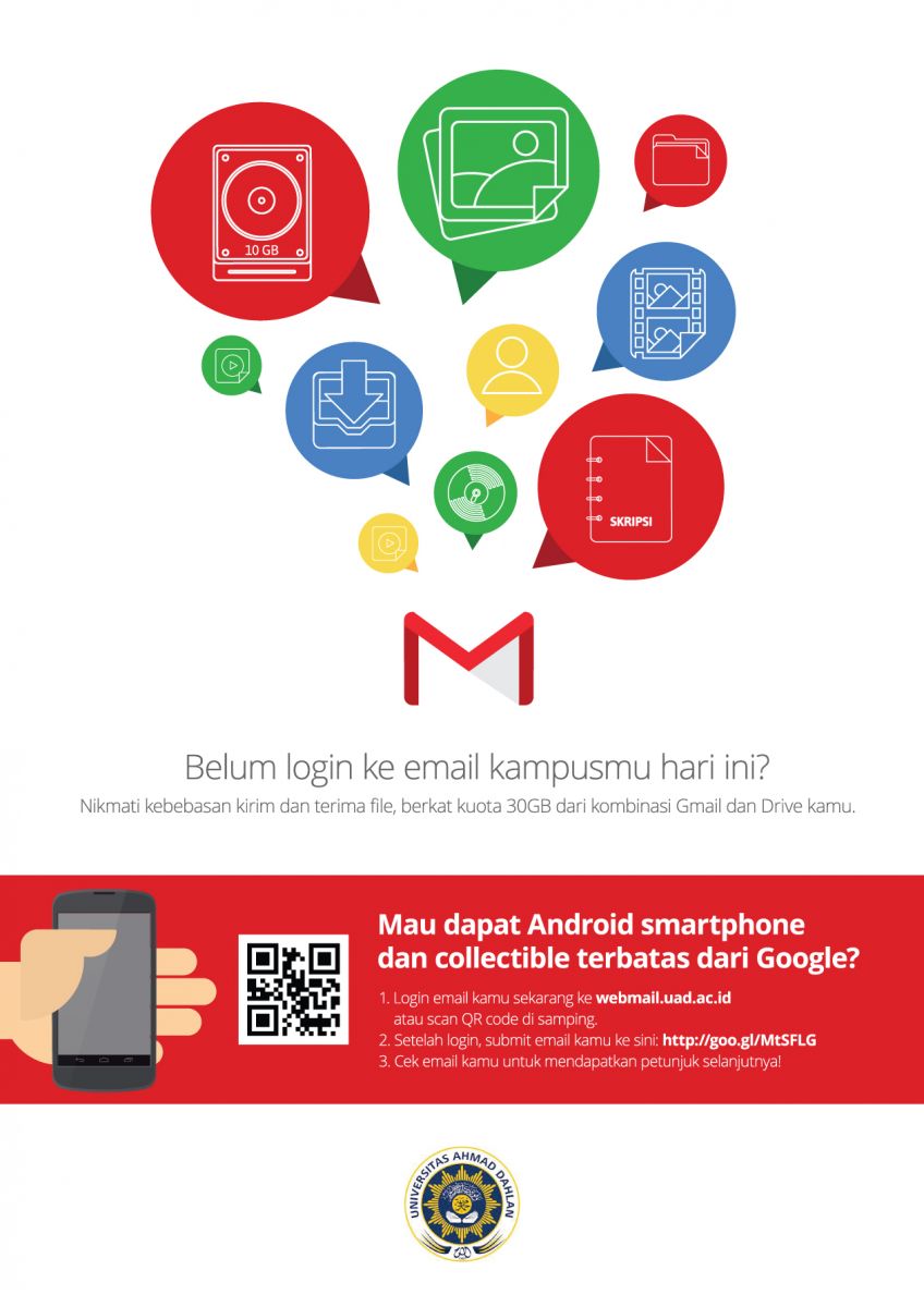 Promo gratis Smartphone Android bagi pengguna webmail.uad.ac.id